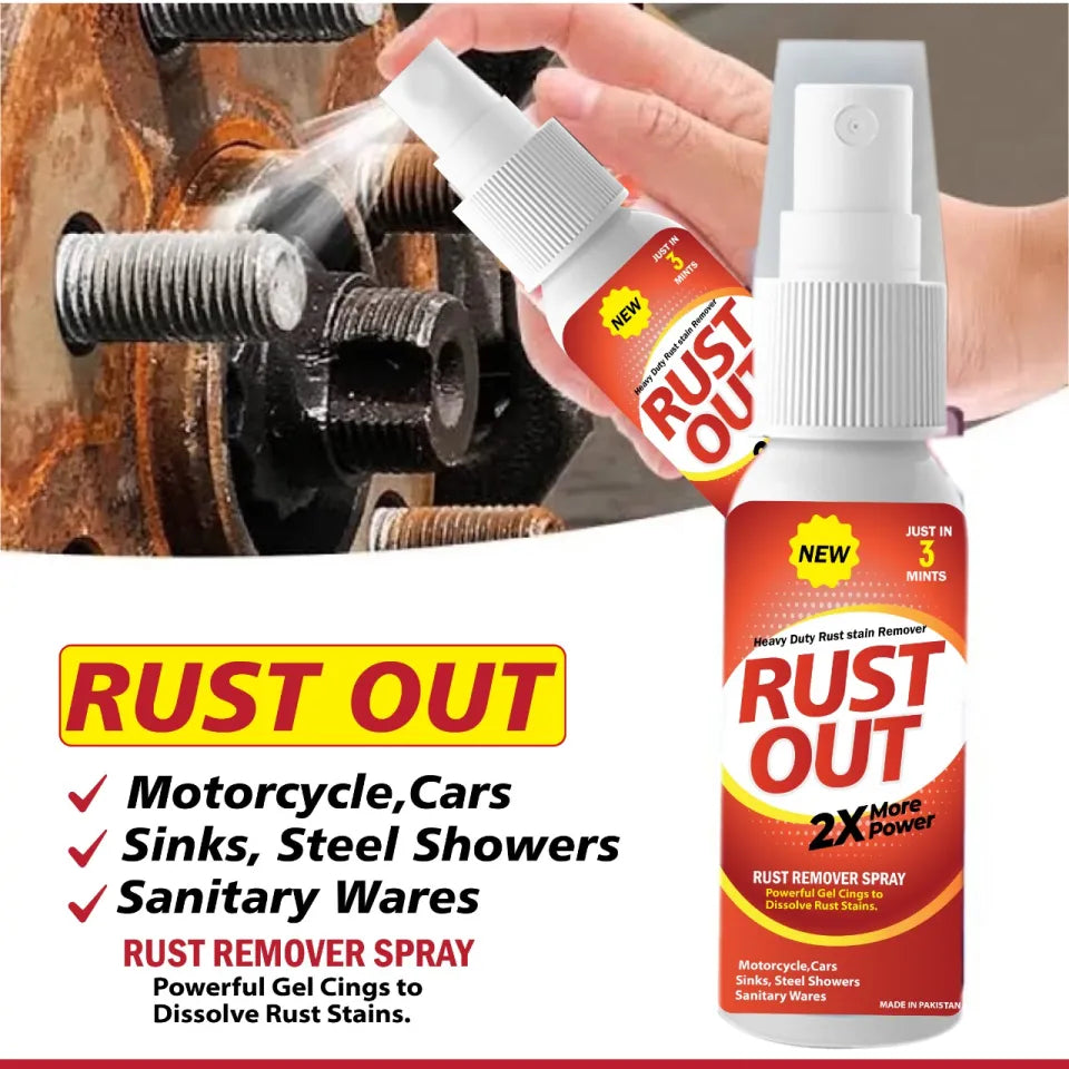 Rust Remover ( Upgraded) spray for All Automotive (Bike, Car)